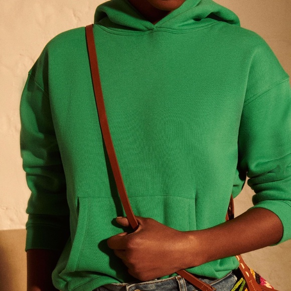 BA&SH gabin. SWEATSHIRT Green - Size Small (1) - Picture 3 of 6